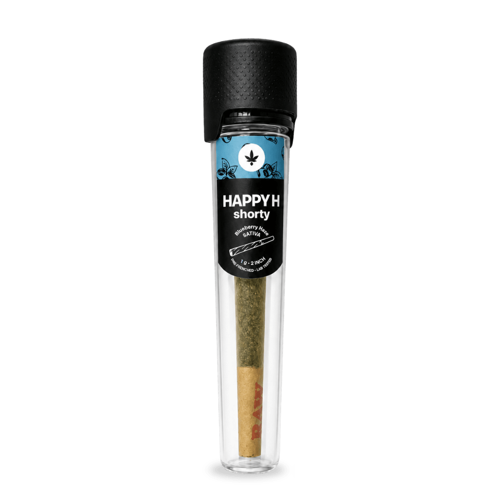 Happy H Shorty – Blueberry Haze | CBDX Enriched Pre – Roll 1g