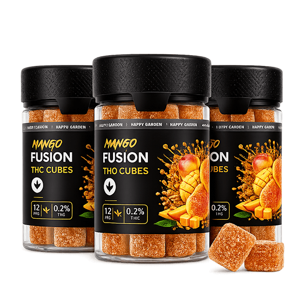 3 X Happy H Gummies – Mango (Mangó) – 10mg / db – Strong Edition, 36 db