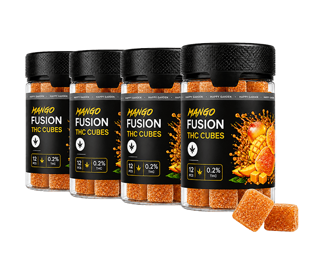 4 X Happy H Gummies – Mango (Mangó) – 10mg / db – Strong Edition, 48 db